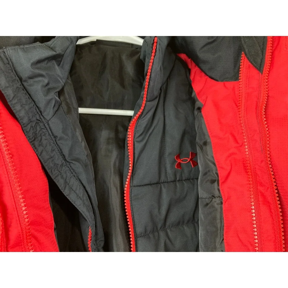 Under Armour 3-in-1 Jacket Kids Youth Boys Girls M 10 /12 Hooded Puffer Winter